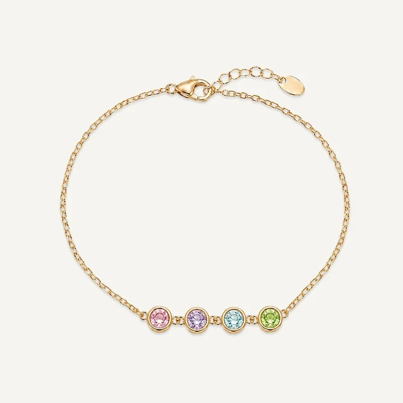 Geburtsstein Armband personalisiert
