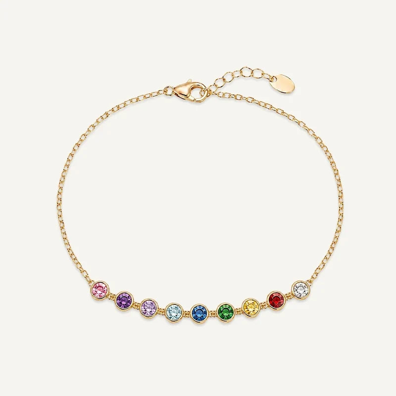 Geburtsstein Armband personalisiert
