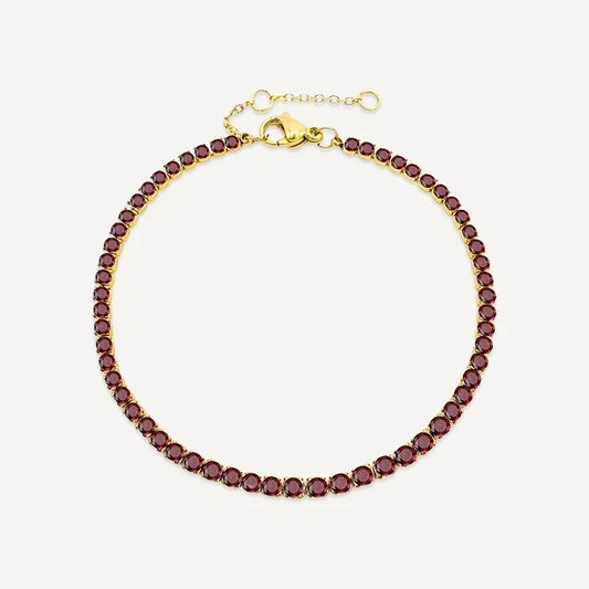 Tennisarmband mit Geburtsstein