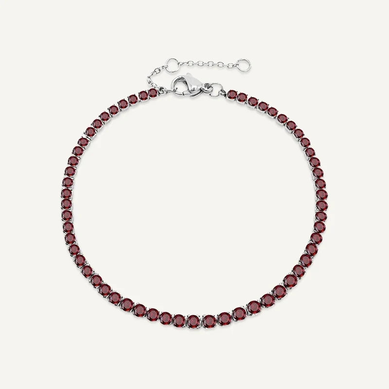 Tennisarmband mit Geburtsstein