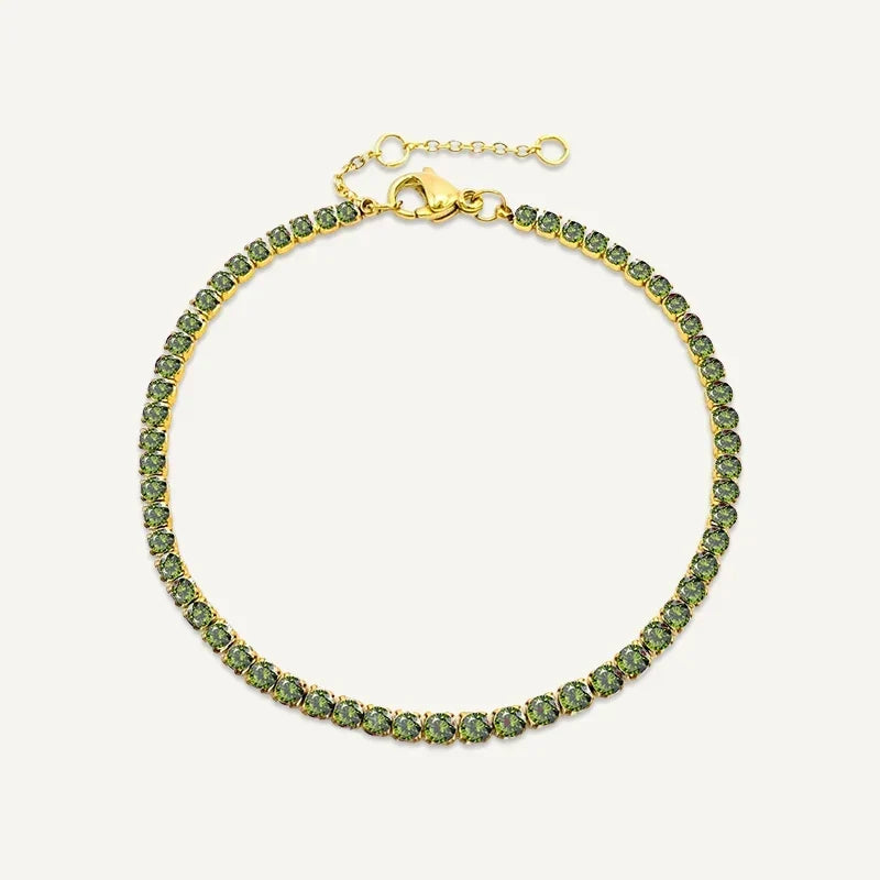 Tennisarmband mit Geburtsstein