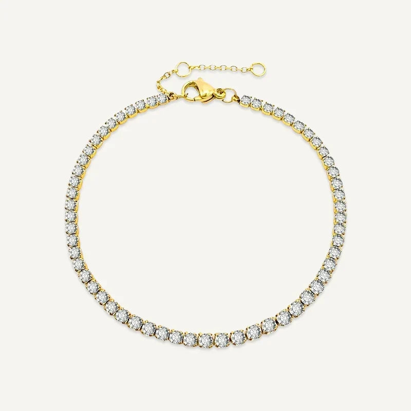Tennisarmband mit Geburtsstein