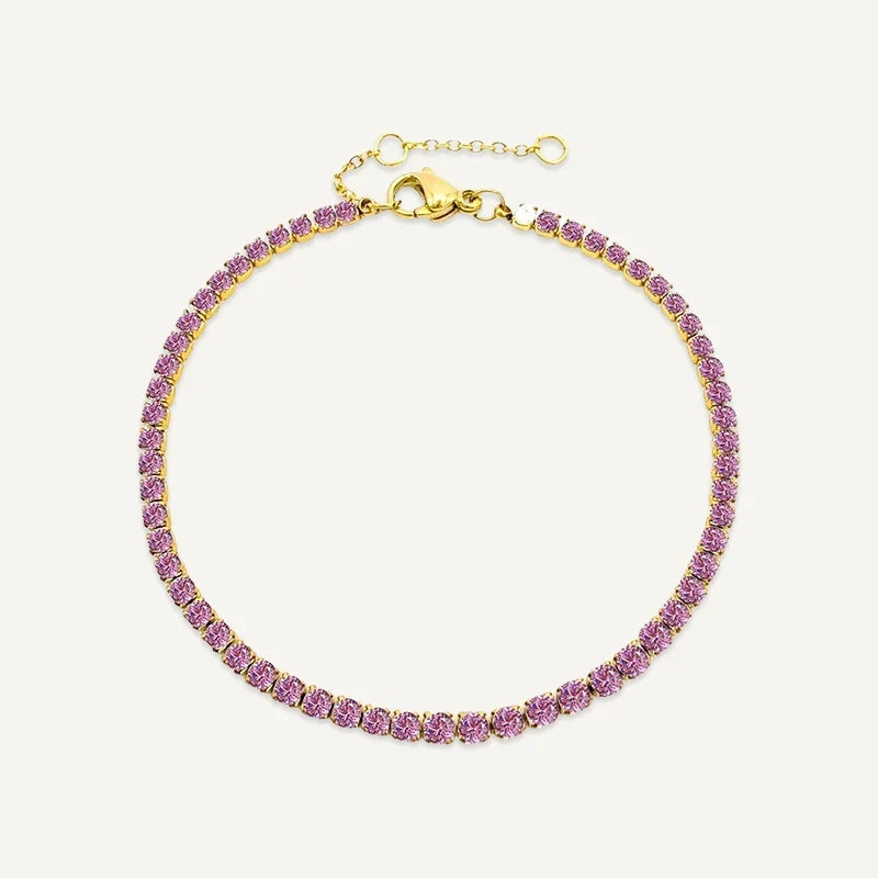 Tennisarmband mit Geburtsstein