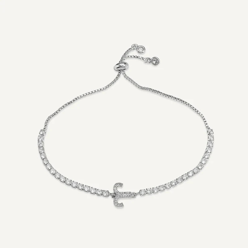 Sternzeichen Tennisarmband mit Steinen