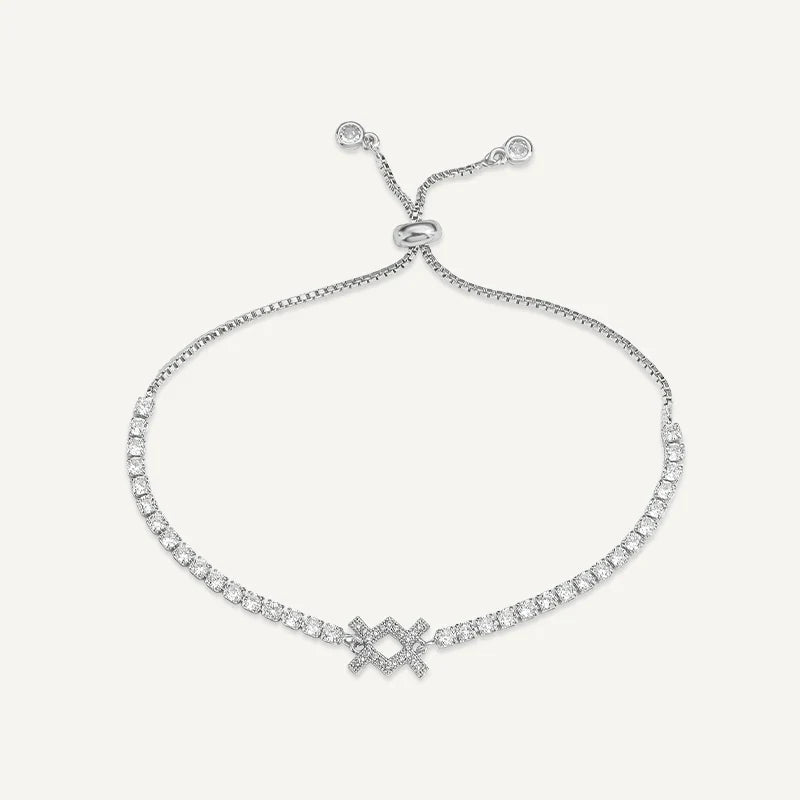 Sternzeichen Tennisarmband mit Steinen