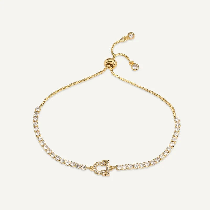 Sternzeichen Tennisarmband mit Steinen