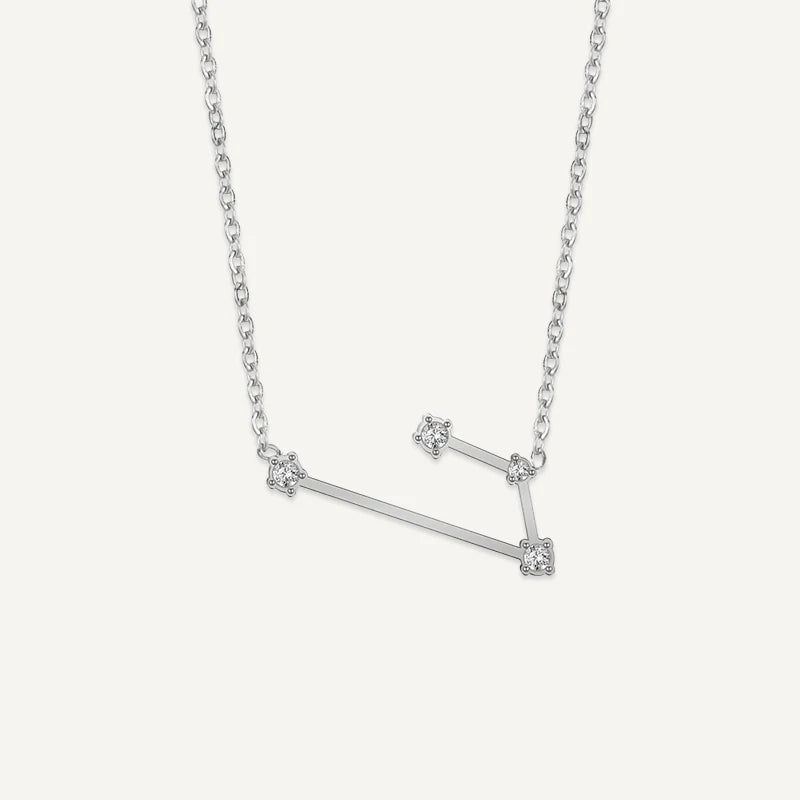 Sternzeichen Kette mit Sternbild und Zirkonia