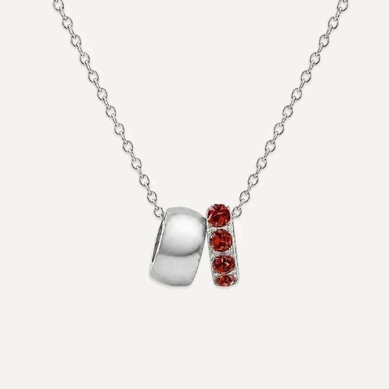 Geburtsstein Anhänger mit Kette