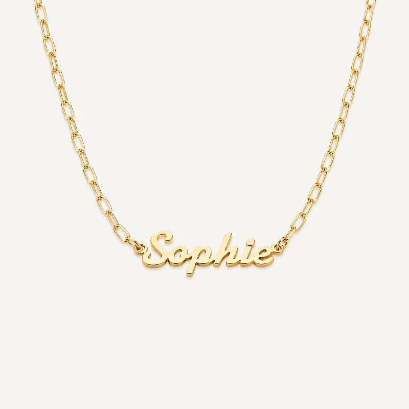 Namenskette mit Gliederkette