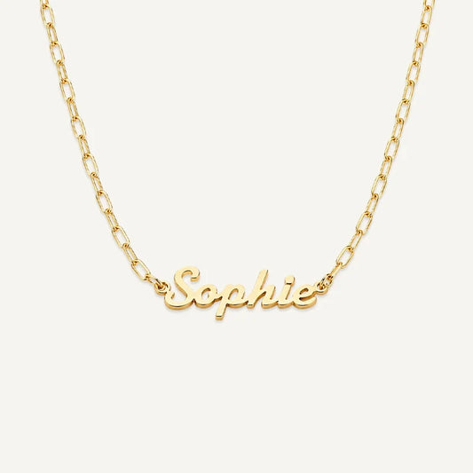 Namenskette mit Gliederkette