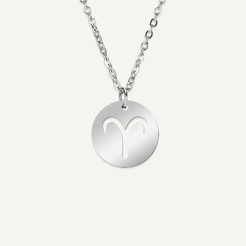 Sternzeichen Kette mit ausgeschnittenem Symbol