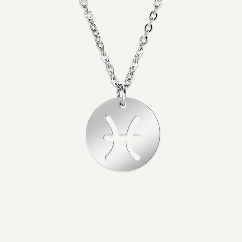 Sternzeichen Kette mit ausgeschnittenem Symbol
