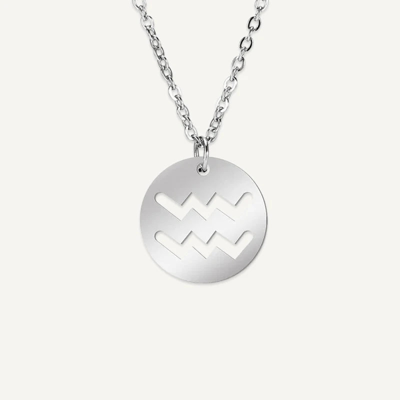 Sternzeichen Kette mit ausgeschnittenem Symbol