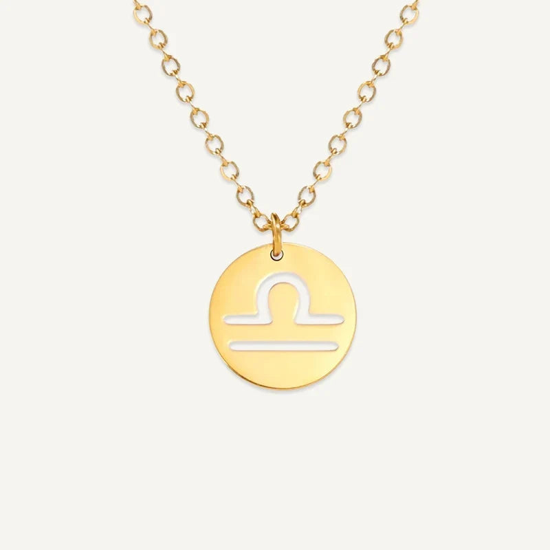 Sternzeichen Kette mit ausgeschnittenem Symbol