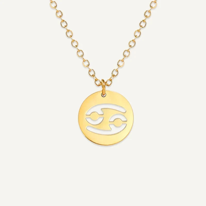 Sternzeichen Kette mit ausgeschnittenem Symbol