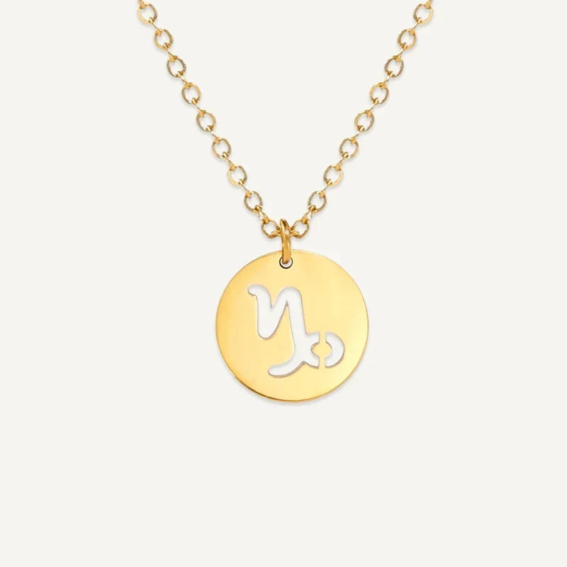 Sternzeichen Kette mit ausgeschnittenem Symbol