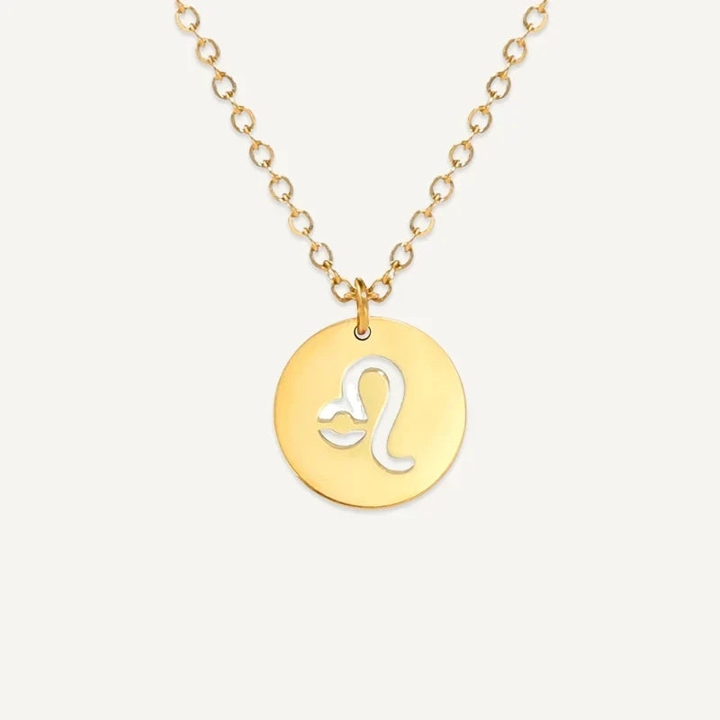 Sternzeichen Kette mit ausgeschnittenem Symbol