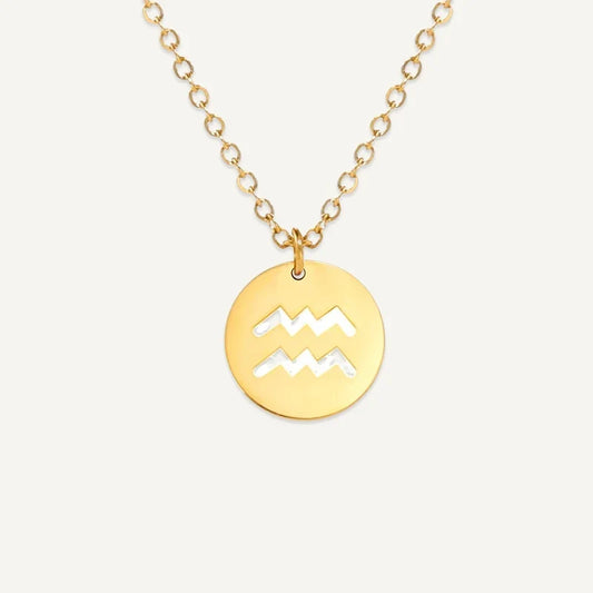 Sternzeichen Kette mit ausgeschnittenem Symbol